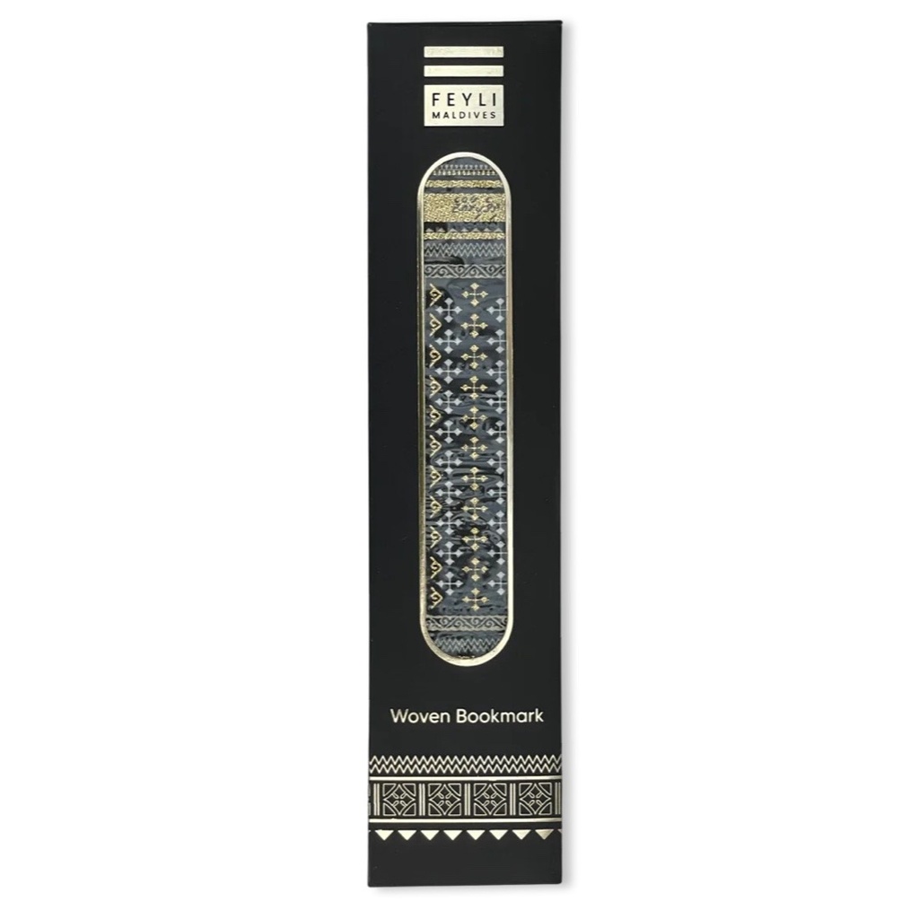 Kunaa Black - Woven Bookmark