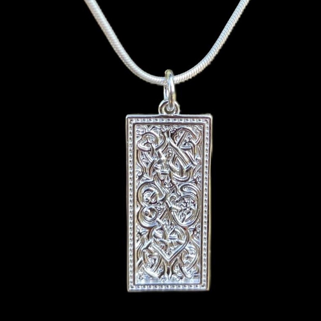 Dhaala Silver Pendant on Silver Plated Chain