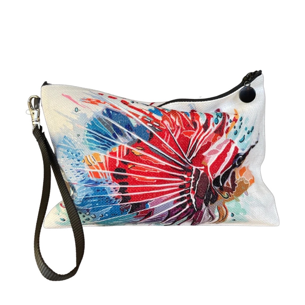 Lion Fish - Linen Pouch