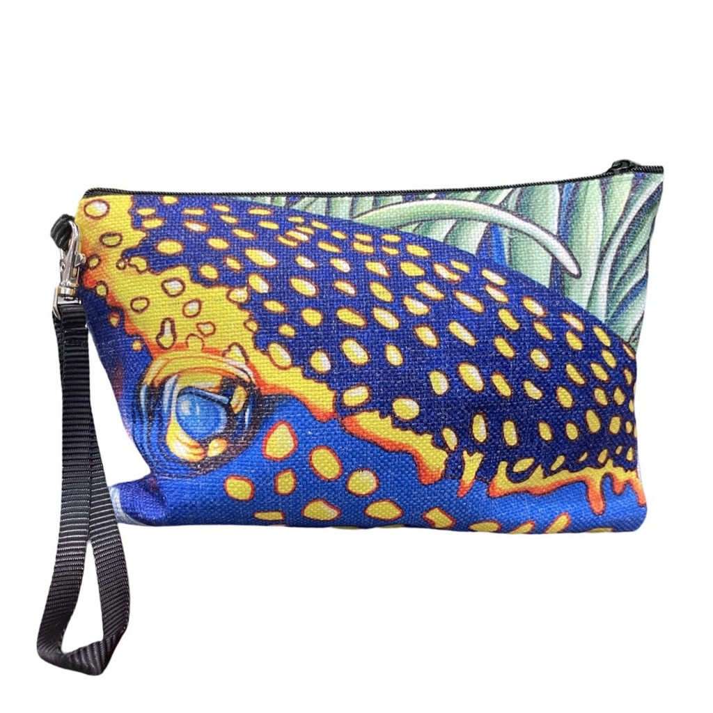 Puffer Fish - Linen Pouch