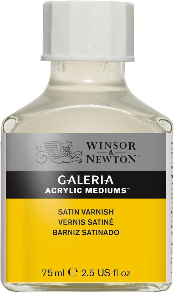 WINSOR & NEWTON GALERIA ACRYLIC ADDITIVE 75ML BOTTLE MEDIUM SATIN VARNISH