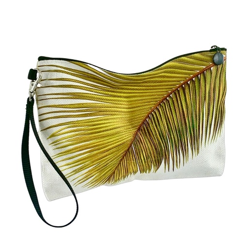 Palm Leaf - Linen Pouch