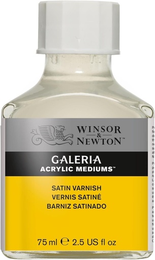 [3022803] WINSOR & NEWTON GALERIA ACRYLIC ADDITIVE 75ML BOTTLE MEDIUM SATIN VARNISH